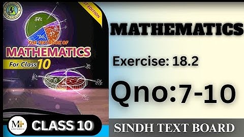 Class 10, Chapter 18 “Variations” Ex 18.2 Q7-10 | #Class10Maths #SindhBoard #MathSolutions