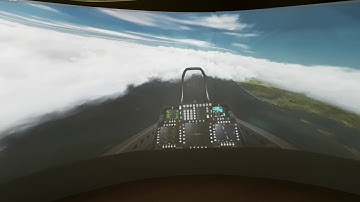150° curved screen test Prepar3D - Immersive Display & Calibration PRO