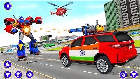 flying prado car robot game Android 👇 download now#offlinegame#robot