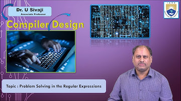 Problem Solving in the Regular Expressions by Dr. U Sivaji