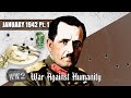 Germany Bankrupts Greece - Countless Die in Famine – War Against Humanity 026 – January 1942, pt. 1