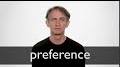 Video for How to pronounce preference