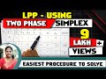 LPP Using [TWO PHASE SIMPLEX METHOD] in Operation Research with solved problem :- by kauserwise