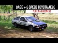Pure na goodness in this 9age toyota ae86  ae86 9age