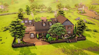 Country style Family Farm | The sims 4 Speed build | no CC