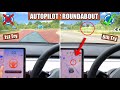 AUTOPILOT Self Drives Around A ROUNDABOUT 6 Times! = MIXED RESULTS! | Tesla 2020.20.12 Extreme Test