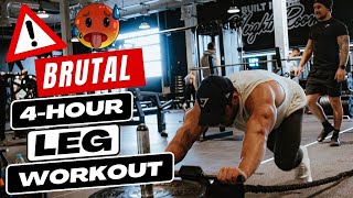 4-Hour BRUTAL Leg Workout (Sled 'Suicides')