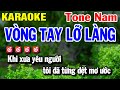 Vòng Tay Lỡ Làng Karaoke Nhạc Sống Tone Nam BeatHay Huỳnh Lê