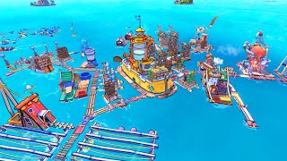 Flotsam | Ep. 1 | Building New Floating City in Flooded Apocalypse Wastelands | Flotsam Gameplay