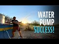 Water Pump Success - Solar Powered Pressurized Water OFF-GRID