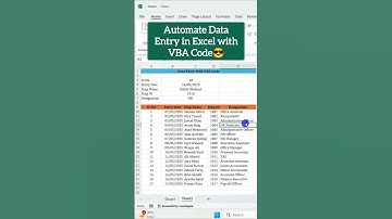 Do Data entry by using Macros in Excel #macros #vba #excel