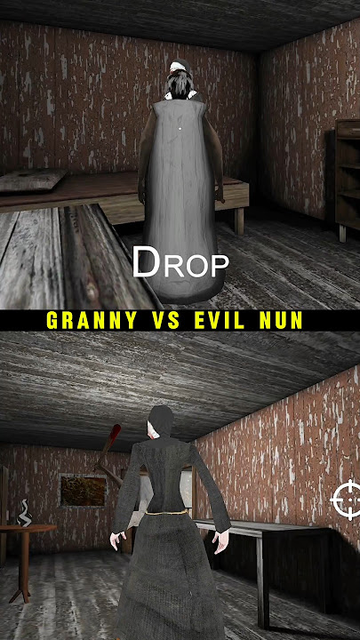 Granny Vs Evil Nun #shorts #granny #horrorgaming #scary