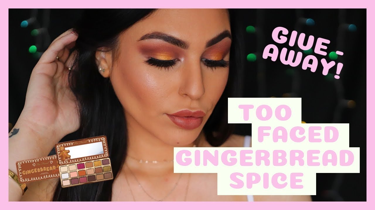 55 34 Mb Testing Too Faced Gingerbread Spice Palette Tutorial