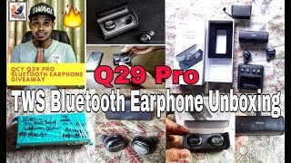 Q29 Pro TWS Bluetooth Earphone Unboxing I won this Bluetooth from YouTube asif hossain rafi