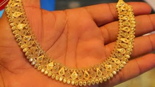 Latest Light Weight Necklace From 4 Gram | Gold Necklace Designs With Price And Weight@Crazy Jena