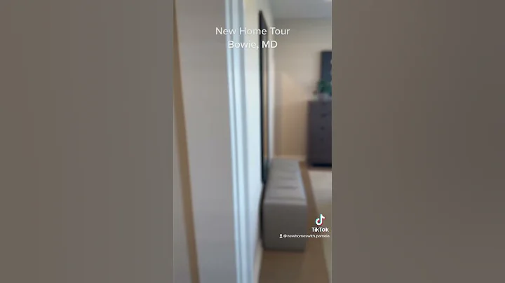 Model Home tour of beautiful new townhome in Bowie...