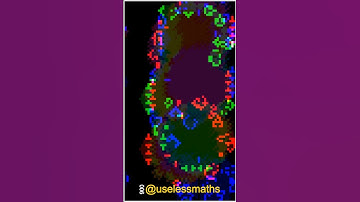Game of life versus reaction diffusion system
