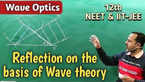 Reflection on the basis of Wave theory | Wave Optics | 12th Physics Term 2 #cbse