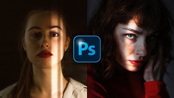 How to Create a Dramatic Light & Shadow Effect in Photoshop #2MinuteTutorial