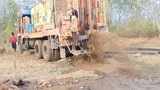 borewell drilling videos 10hp water borewell machine drilling videos full working