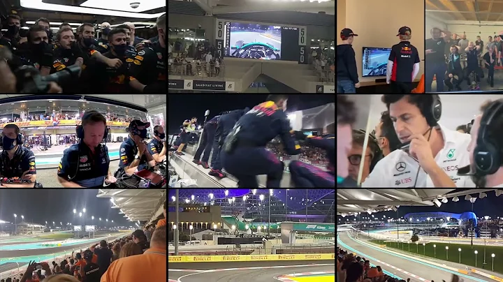 F1 2021 Abu Dhabi final lap battle, mashup