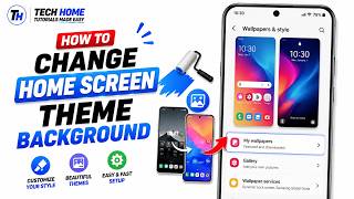 How to Change Home Screen Theme Background on Android | Customize Home Screen | 100% Working screenshot 1