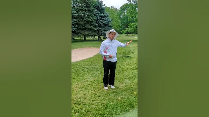 Kevin Chin Golf chipping using the box set up