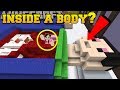 Minecraft: GOING INSIDE A BODY?!? - Crack The Brain - Custom Map [2]