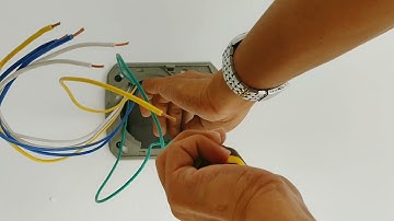 installation of wall mounted speaker strobe