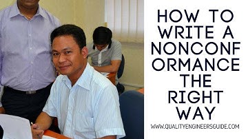 How To Write A Nonconformance Report The Right Way