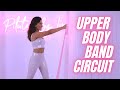 UPPER BODY RESISTANCE BAND Home Workout! Pilates By Lisa