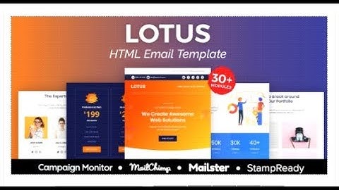 Lotus Agency - Multipurpose Responsive Email Template 30+  | Themeforest Templates