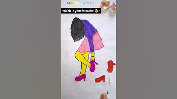 which pair of shoes is your favourite 😍? || #Shorts #mahakeasycraft #craft #crafts #ytshorts