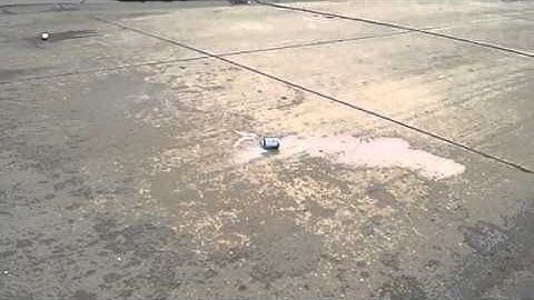 Soda can explode in slow motion