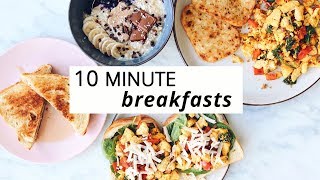 A Week of Vegan Breakfasts | 10 minutes or less