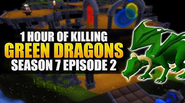 Slaying Green Dragons | Testing OSRS Wiki Money Making Methods | Money Making Guide 2022
