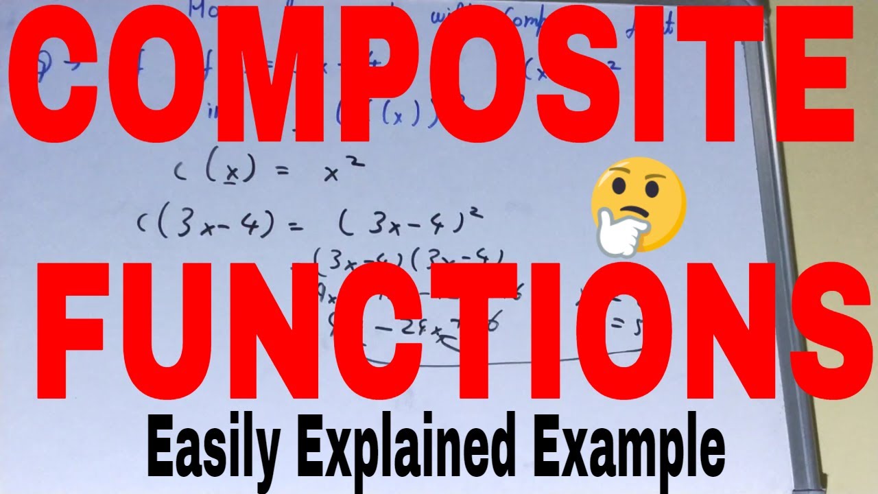 How to find composite functions|Composite functions examples|Composite ...