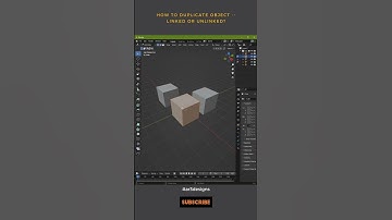 Blender Tip Linked Unlinked Duplicate | AR3Designs Daily Blender 3D Tips