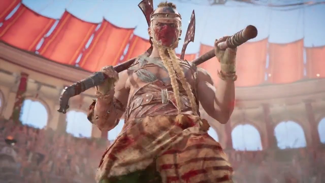 Assassin's Creed Origins Gladiator Arena (Elite) The Axes Boss Fight YouTube Assassin's Creed Origins Gladiator Arena (Elite) The Axes Boss Fight YouTube
