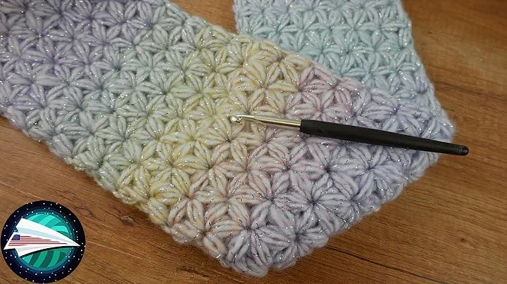 Sparkle in Style: Crochet Your Own Star Pattern Scarf