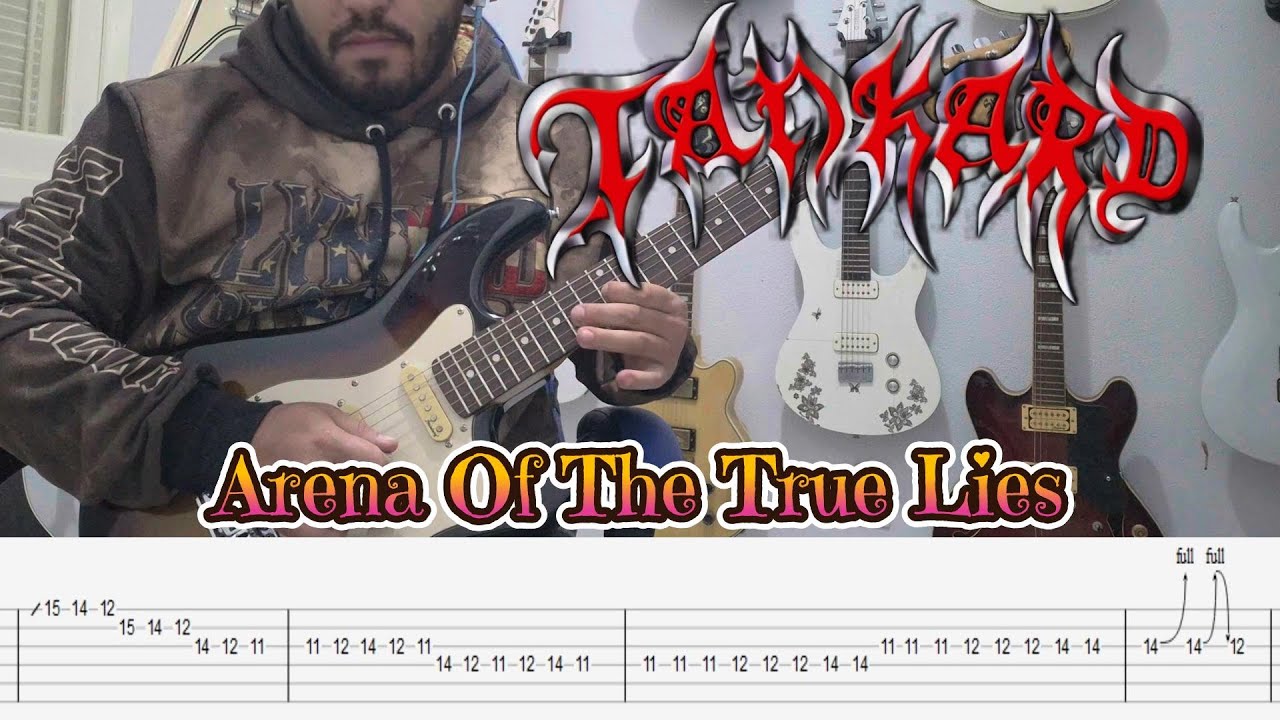 TANKARD - Arena Of The True Lies - GUITAR LESSON WITH TABS