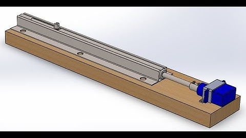 SolidWorks tutorial; R.C door lock