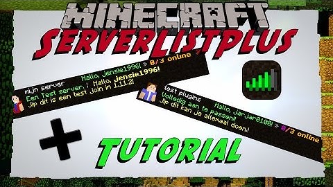 SERVERLISTPLUS PLUGIN || Tutorial [Nederlands/Dutch]