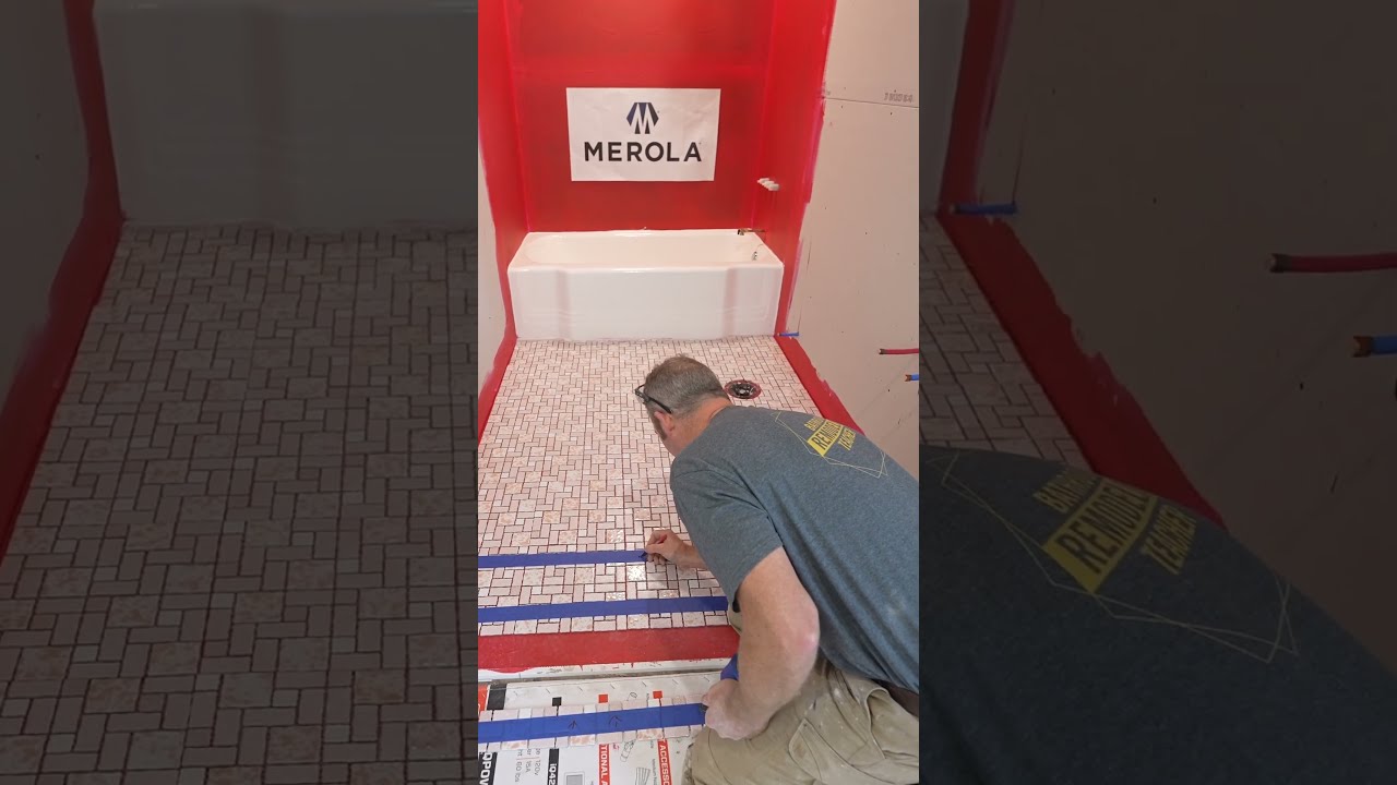 Mosaic Tile Floor Setting Tip 
