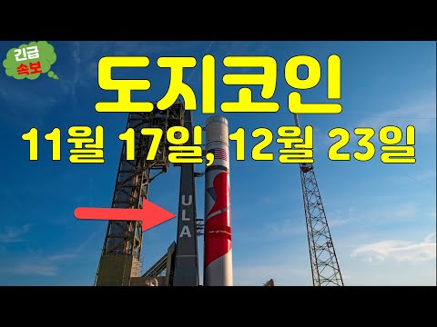 [긴급속보] 도지코인 급등 날짜 11월 17일, 그리고 12월 23일 도지코인 진짜 달에 간다!