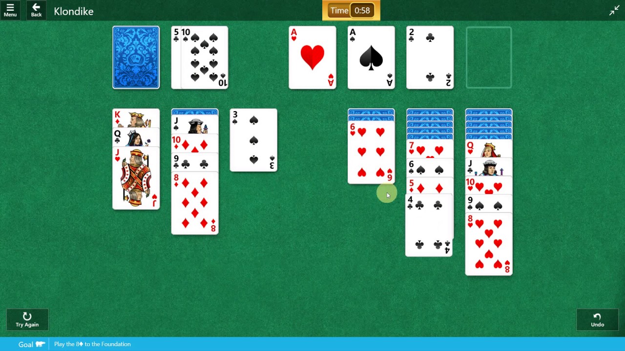 msn klondike solitaire