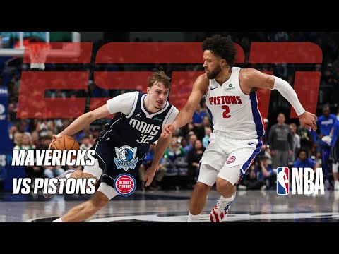 NBA Mini Dallas Mavericks Vs Detroit Pistons Extended Highlights 