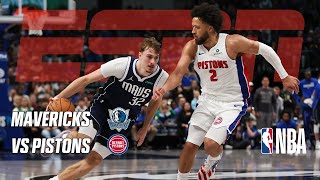 Nba Mini Dallas Mavericks Vs. Detroit Pistons Extended Highlights