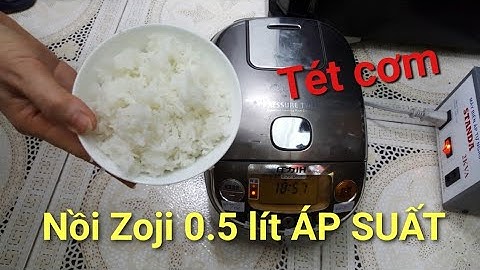 Nồi 0.5 lít ÁP SUẤT | Zojirushi NP-RH05 | Nấu tét cơm | 0985851342 I Dũng Nhật Bãi