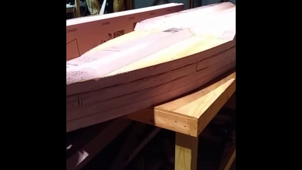 DIY Foam Kayak Part 1 and 1/2 YouTube